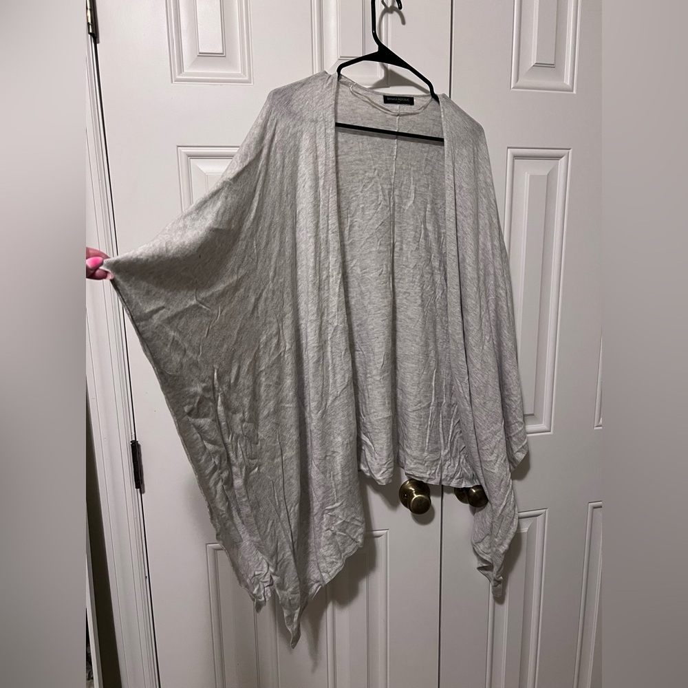 Banana Republic Light Gray poncho